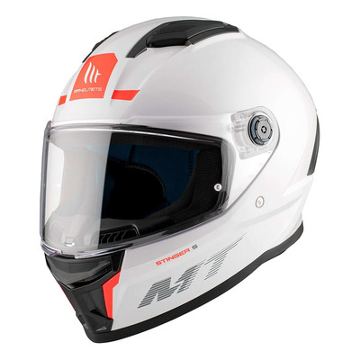 Casque intégral MT Helmets Stinger 2 Solid gloss pearl white