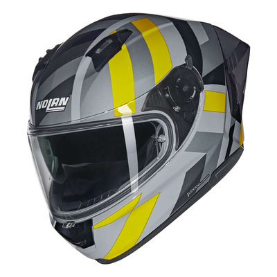 Casque intégral Nolan N60-6 Sport Dinamico 344 gris/jaune/noir