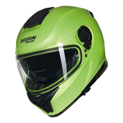 Casque intégral Nolan N80-8 Mivedi 329 verde impulso/noir mat