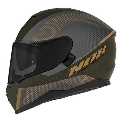 Casque intégral Nox N302 DV Lunar gris/kaki