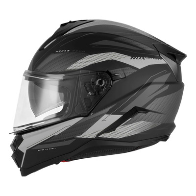 Casque intégral Nox N304S Revo noir mat/argent
