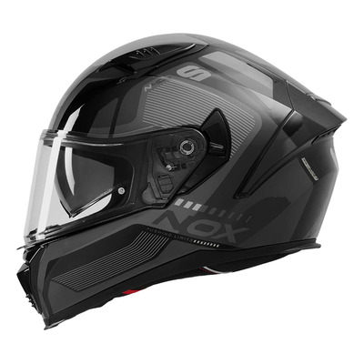 Casque intégral Nox N402 Mentor noir/argent
