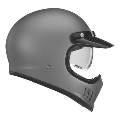 CMX Casque moto Casque intégral blacky noir mat avec rechange-Visière Teintée S