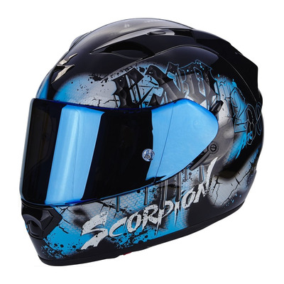Casque intégral Scorpion EXO-1200 AIR TENEBRIS noir/bleu