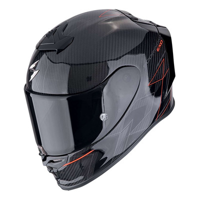 Casque intégral Scorpion Exo-R1 Evo Carbon Air Cynergy black/red
