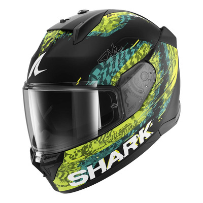 Casque intégral Shark D-Skwal 3 Speed-Vib black/green/blue mat