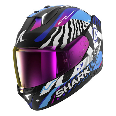 Casque intégral Shark i3 Speed Fancy black/white/blue