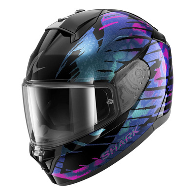 Casque intégral Shark Ridill 2 Reptaia black/violet glitter