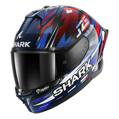 Casque intégral Shark Skwal Cup Replica Zarco GP de France blue/chrome/red