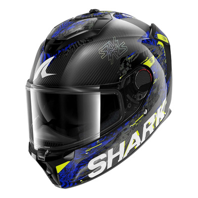 Casque intégral Shark Spartan GT Pro Carbon Speed-Vib carbon/anthracite/blue