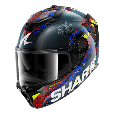 Casque intégral Shark Spartan GT Pro Carbon Speed-Vib carbon/blue/red