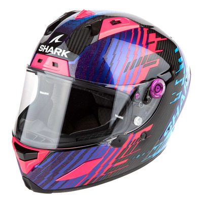 Casque intégral Skark Aeron Edgy carbon/blue/chrome