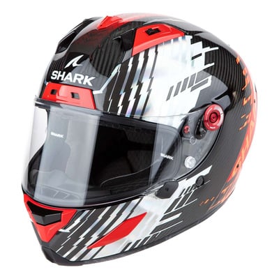 Casque intégral Skark Aeron Edgy carbon/red/chrome