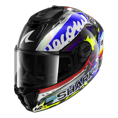 Casque intégral Skark Spartan RS Carbon Streetrush carbon/blue/chrome