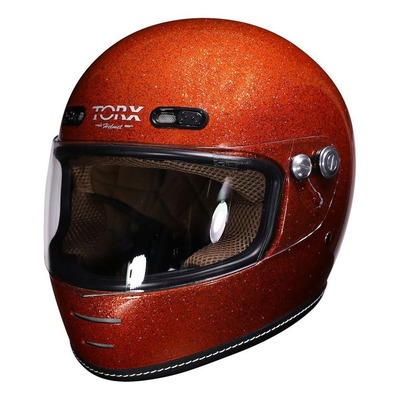 Casque intégral Torx Barry Glitter Root Beer cuivre