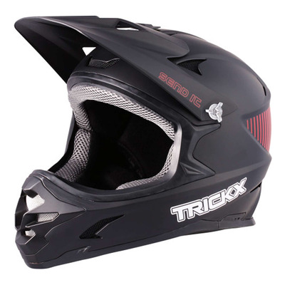 Casque intégral vélo Trickxx Send It 2 noir et bleu