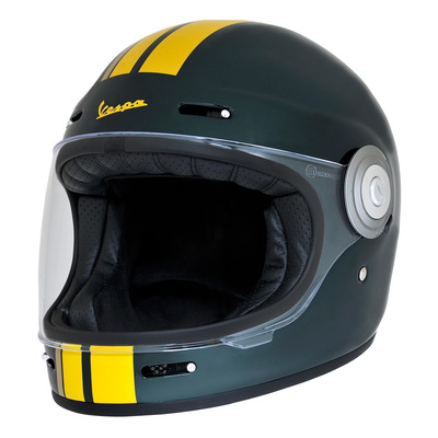 Casque intégral Vespa Racing Sixties vert/jaune