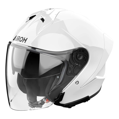 Casque jet Airoh H 21 Color white gloss