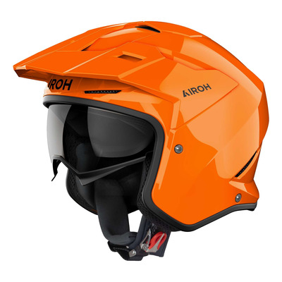 Casque jet Airoh Kombakt Color orange gloss