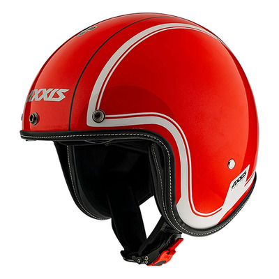 Casque jet Axxis Hornet SV Royal rouge