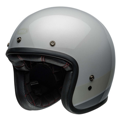 Casque jet Bell Custom 500 Flake gloss silver