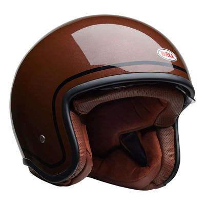 Casque jet Bell TX-501 Classic rootbeer brown