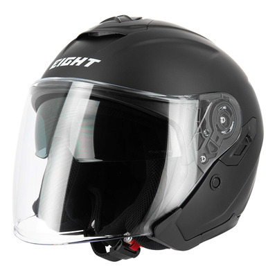 Casque jet Eight Fibre E-Tech S790 noir mat