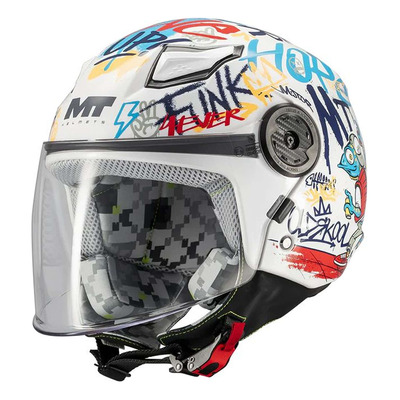 Casque jet enfant MT Helmets Lite Crew A5 gloss
