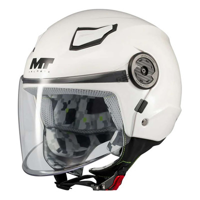Casque jet enfant MT Helmets Lite Pure A0 gloss