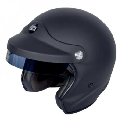 Casque jet Felix Motocyclette Republic noir mat