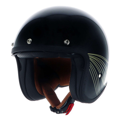Casque jet Helstons Leo noir