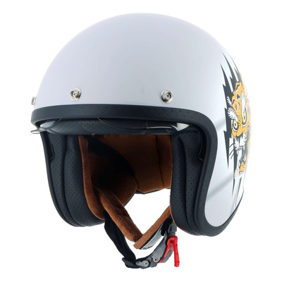Casque jet Helstons Tiger gris mat