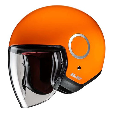 Casque jet HJC RPHA 40 Uni orange tramonto