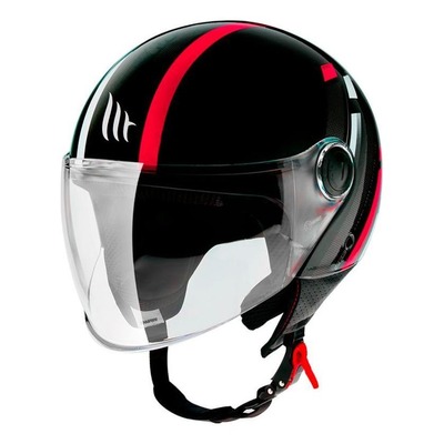 Casque jet MT Helmets Street Scope noir/rouge