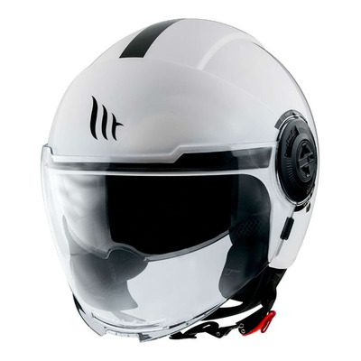 Casque jet MT Helmets Viale SV uni blanc ECE 22.06