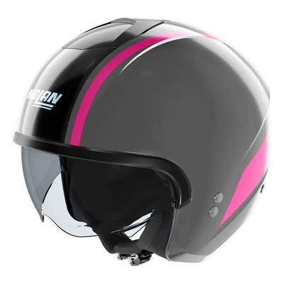 Casque jet Nolan N20-2 Dolce Vita 346 gris/fuschia