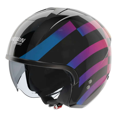 Casque jet Nolan N20-2 Policromo 345 noir/multicolore
