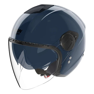 Casque jet Nolan N20-2 Visor Classico Nobile 312 bleu profond