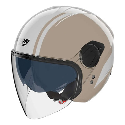 Casque jet Nolan N20-2 Visor Dolce Vita 350 sable/blanc