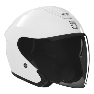 Casque jet Nox Premium Spy blanc