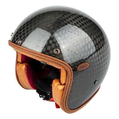 Casque jet Premier Le Petit Classic Anniversary collection carbone