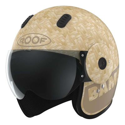 Casque jet Roof RO15 Bamboo Pure sable mat