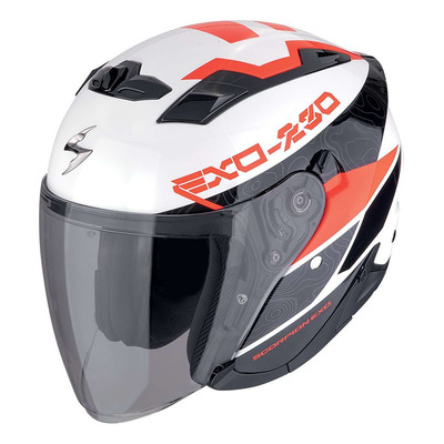 Casque jet Scorpion Exo-230 Band white/black/red