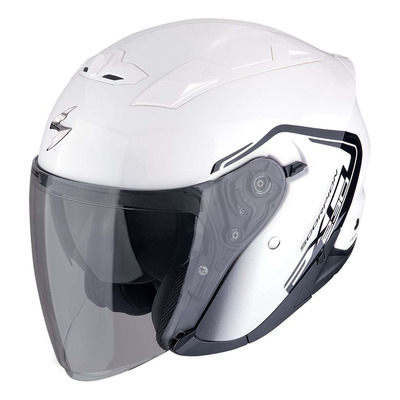 Casque jet Scorpion Exo-230 Cit-E white/black