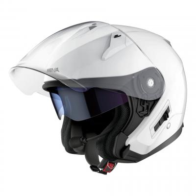 Casque jet Sena Econo intercom intégré blanc brillant
