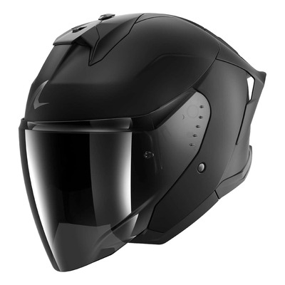 Casque jet Shark Jet Cup Dark Shadow dual black mat