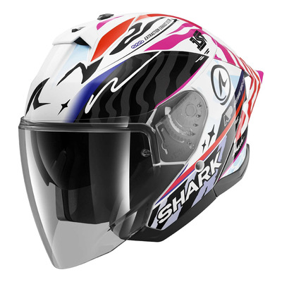 Casque jet Shark Jet Cup Speed-Fancy black/white/orange