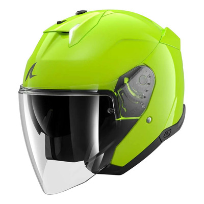 Casque jet Shark Skwal i3 Jet Blank toxic/green glossy
