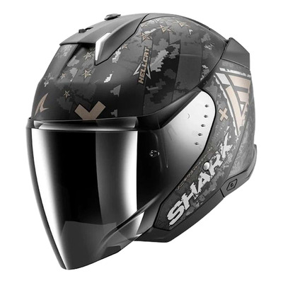 Casque jet Shark Skwal i3 Jet Hellcat black/chrome/anthracite