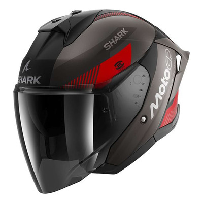 Casque jet Shark Skwal Jet Cup Moto GP black/anthracite/Red mat